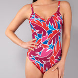 Costume Intero Imbottito Tropical - CILIEGIA - TL23