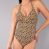 Costume Intero Imbottito Tropical - NERO - TL25