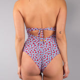 Costume Intero Imbottito Tropical - CILIEGIA - TL25