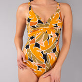 Costume Intero Tropical - NERO - TL26