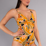 Costume Intero Tropical - NERO - TL26