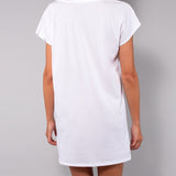 Maxi T-shirt Fiore - BIANCO - FE20