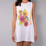 Maxi Canotta Fiore - BIANCO - FE21