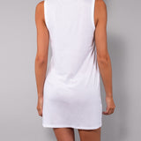 Maxi Canotta Fiore - BIANCO - FE21