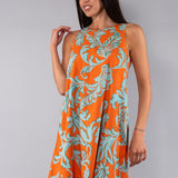 Abito Corto Jasmine - ARANCIO - JA80