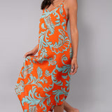 Abito Lungo Spallina Jasmine - ARANCIO - JA83