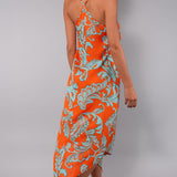 Abito Lungo Spallina Jasmine - ARANCIO - JA83
