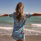 Kaftano Corto Sea - AZZURRO - SS70