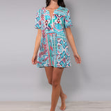 Kaftano Corto Sea - AZZURRO - SS70