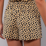 Shorts Tropical - NERO DOTS - TL62