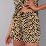 Shorts Tropical - NERO DOTS - TL62